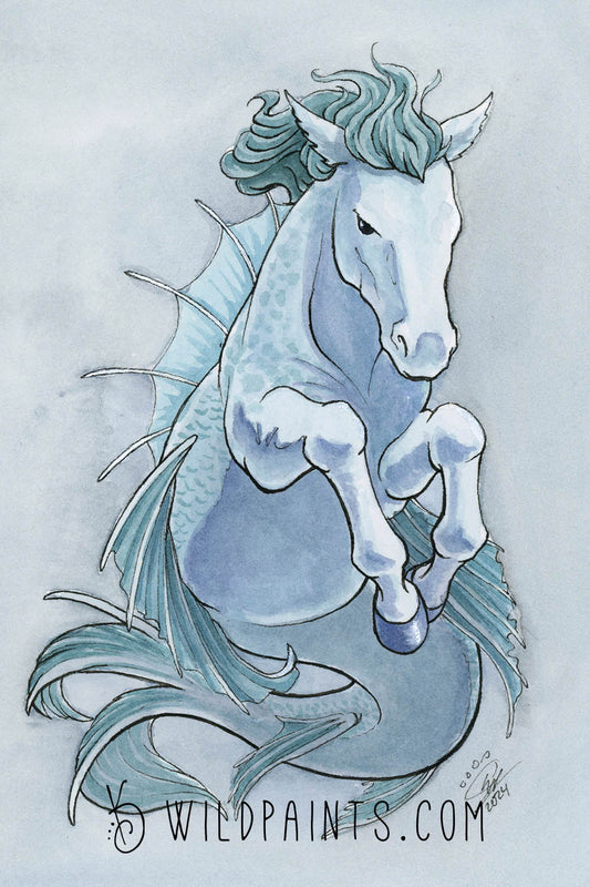Hippocampus - Art Print