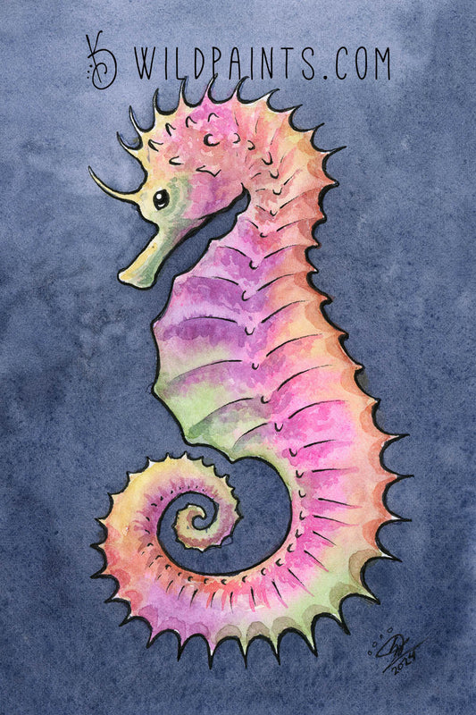 Seahorse - Art Print