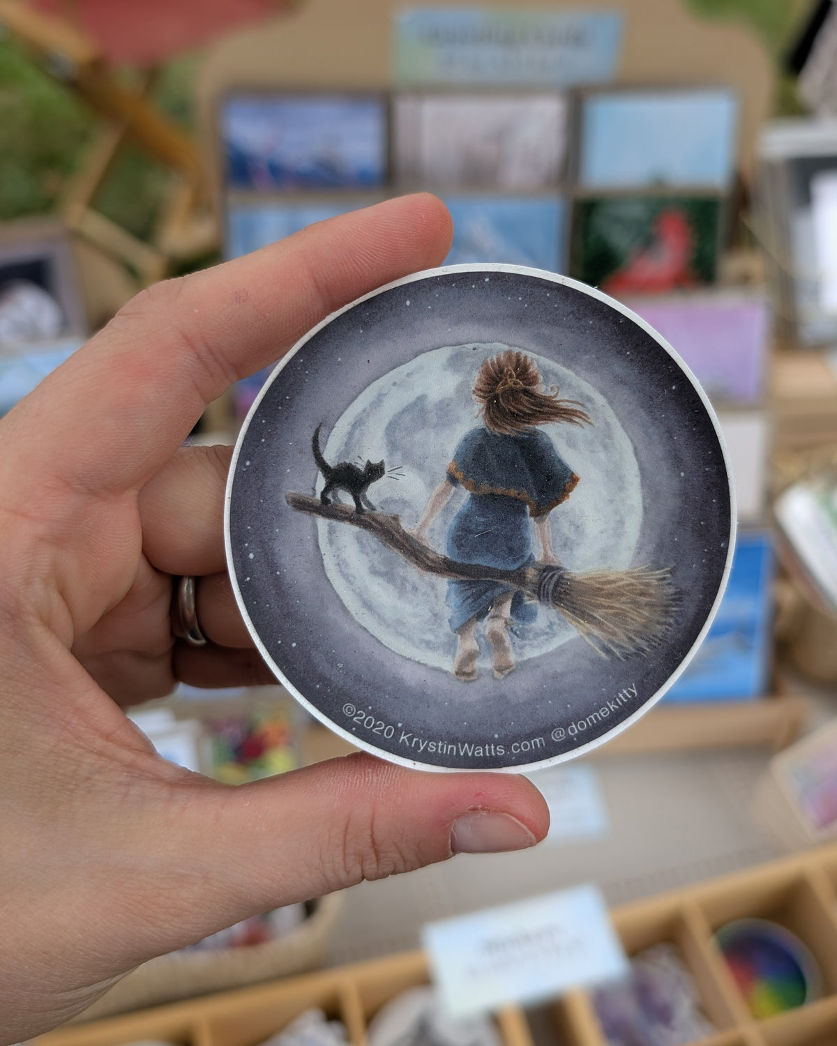 Moon Witch Sticker