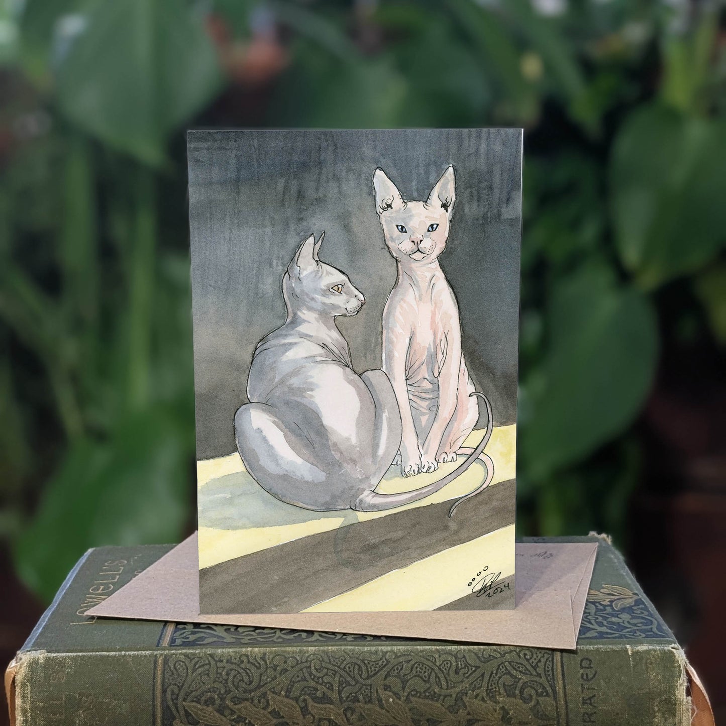 Sphynx Cats - Greeting Card