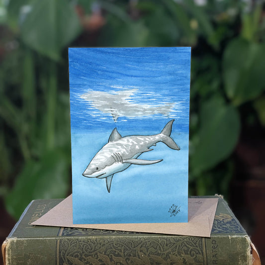 Great White Shark - Greeting Card