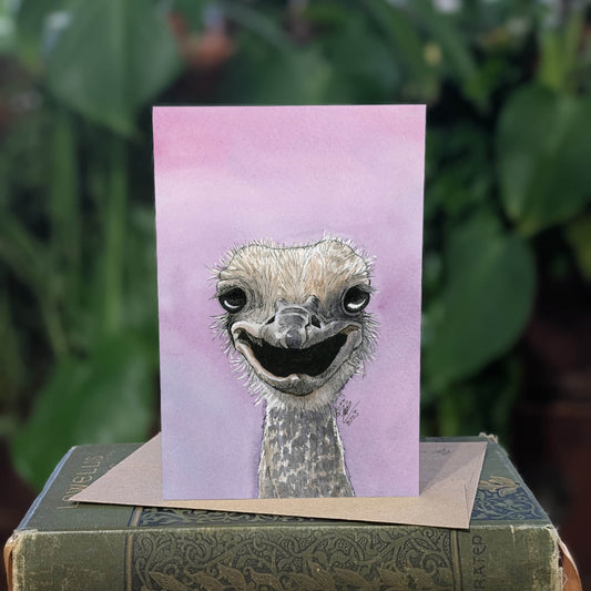 Ostrich - Greeting Card