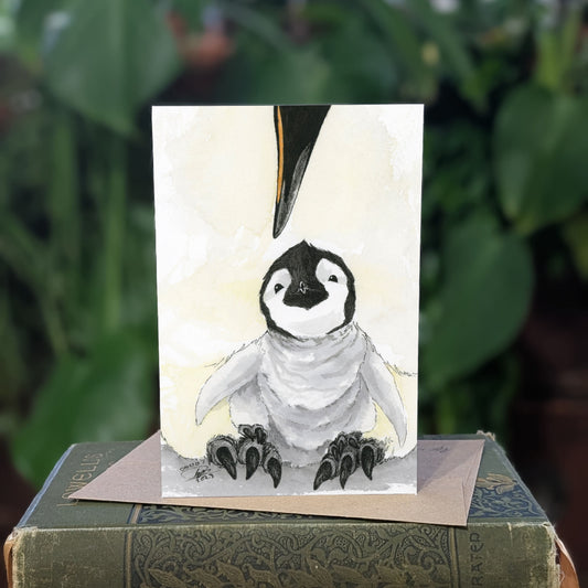 Penguin Chick - Greeting Card