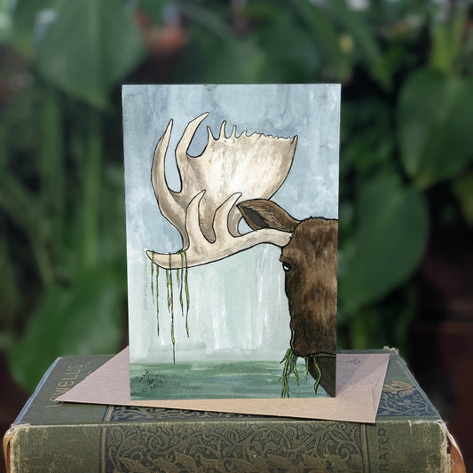 Moose - Greeting Card