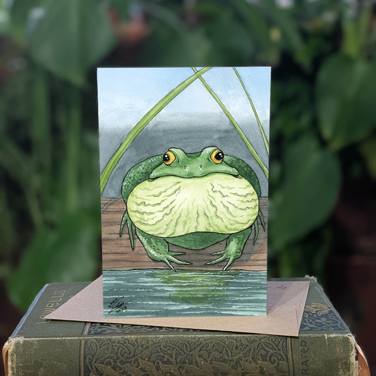 Bullfrog - Greeting Card