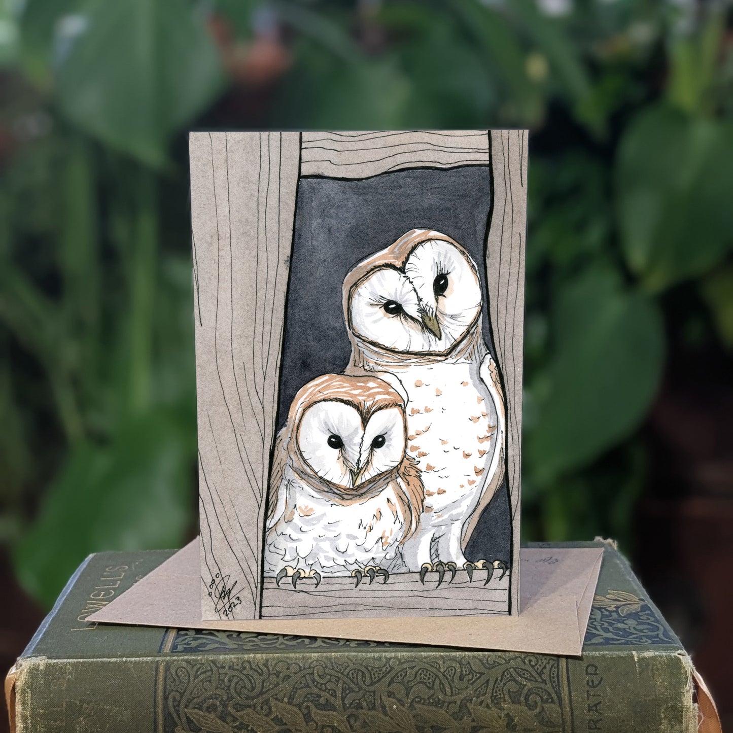 Barn Owls - Greeting Card