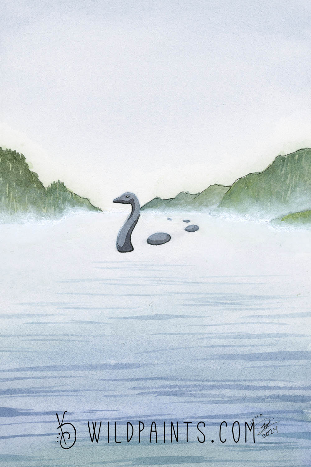 Nessie - Art Print