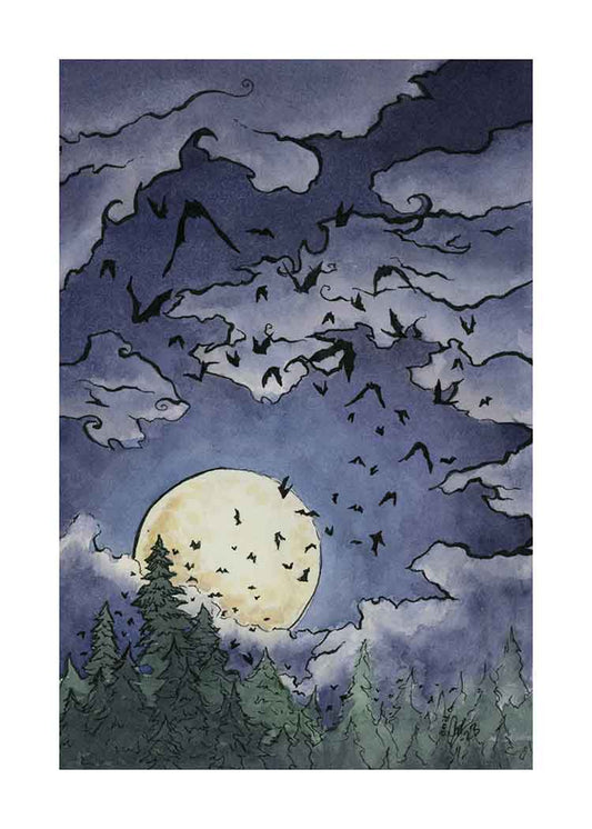 Bats - Art Print