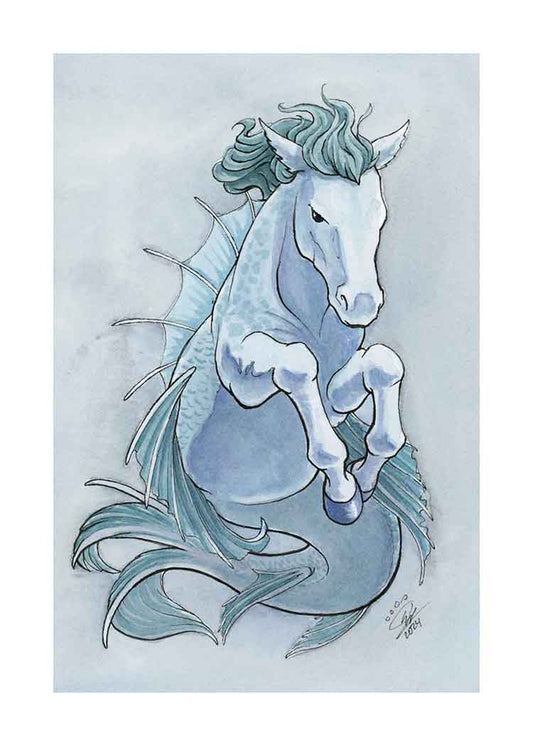 Hippocampus - Art Print