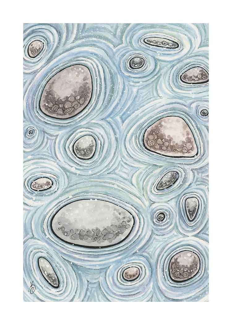 Zen Garden Pond - Art Print