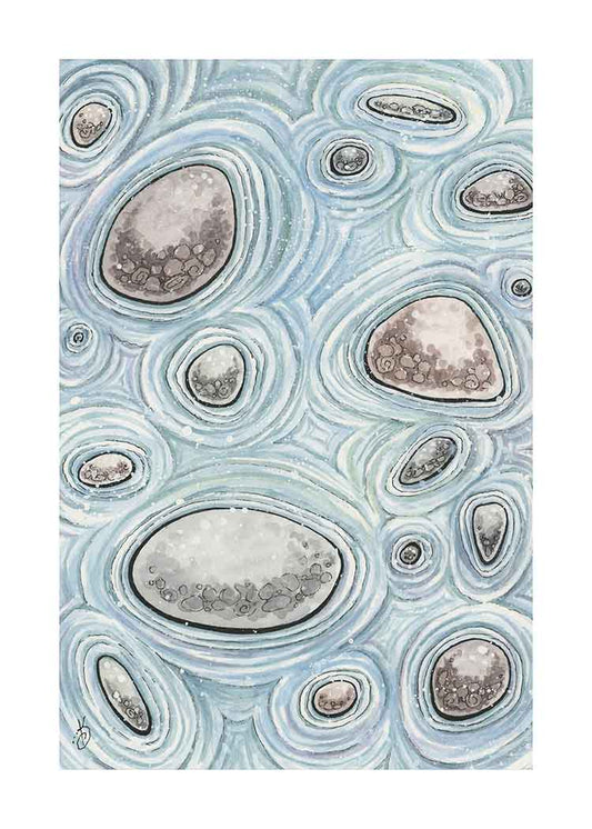 Zen Garden Pond - Art Print