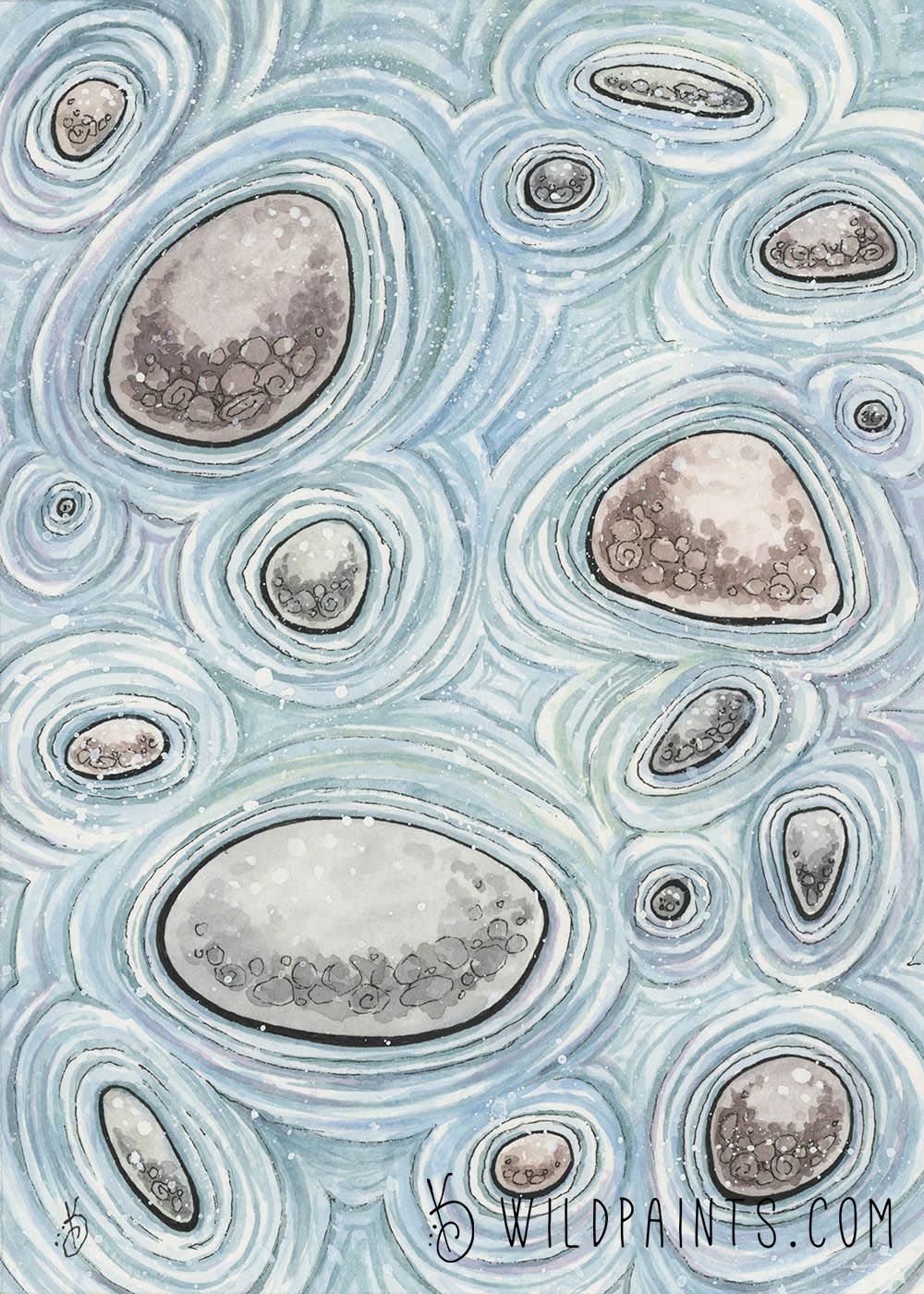 Zen Garden Pond - Art Print
