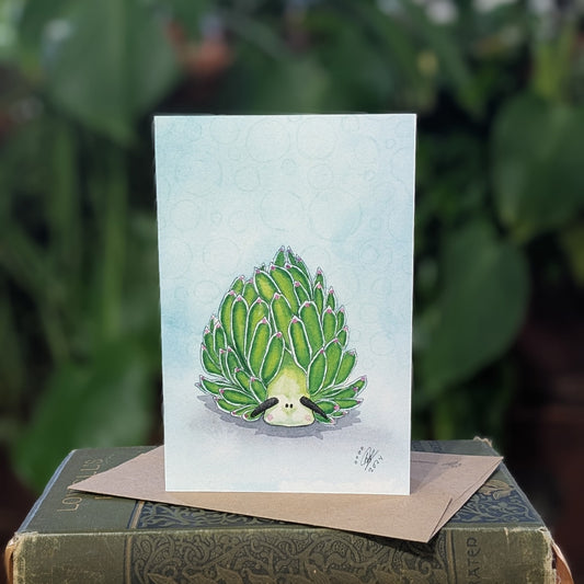 Leaf Sheep Sea Slug - Greeting Card