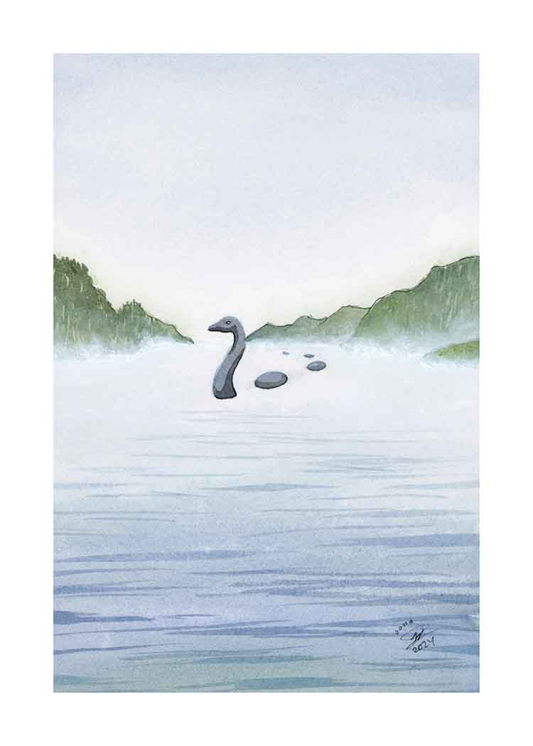 Nessie - Art Print
