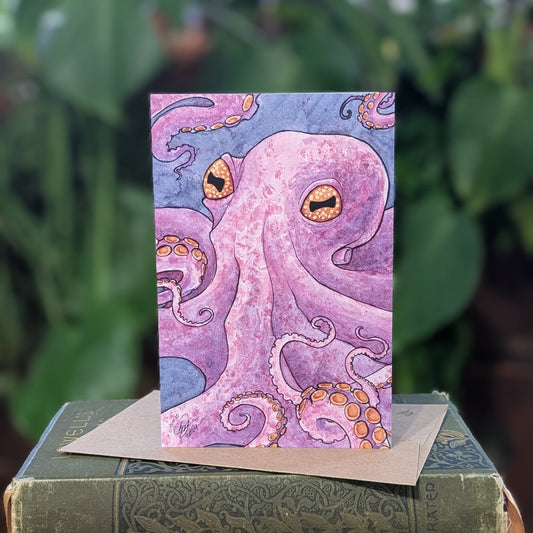 Octopus - Greeting Card
