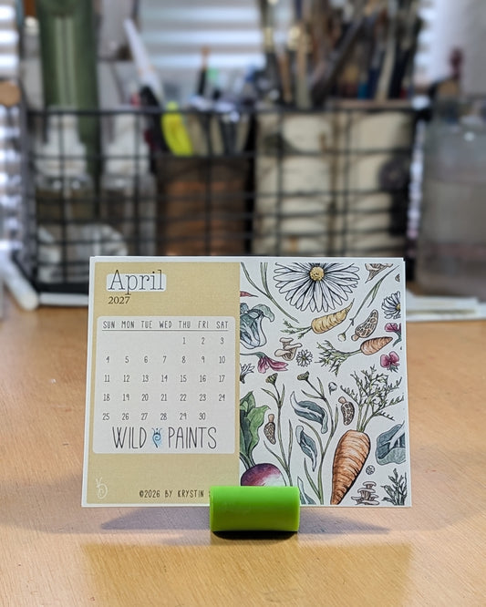 2027 Harvest Desk Calendar