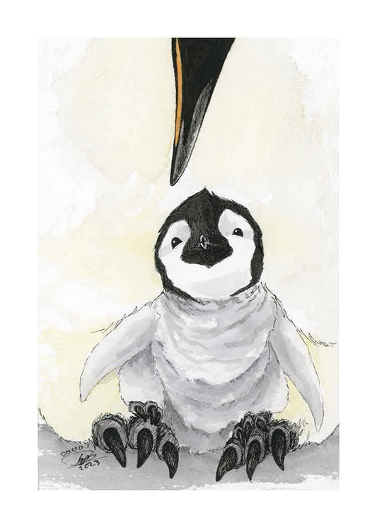 Baby Penguin - Art Print