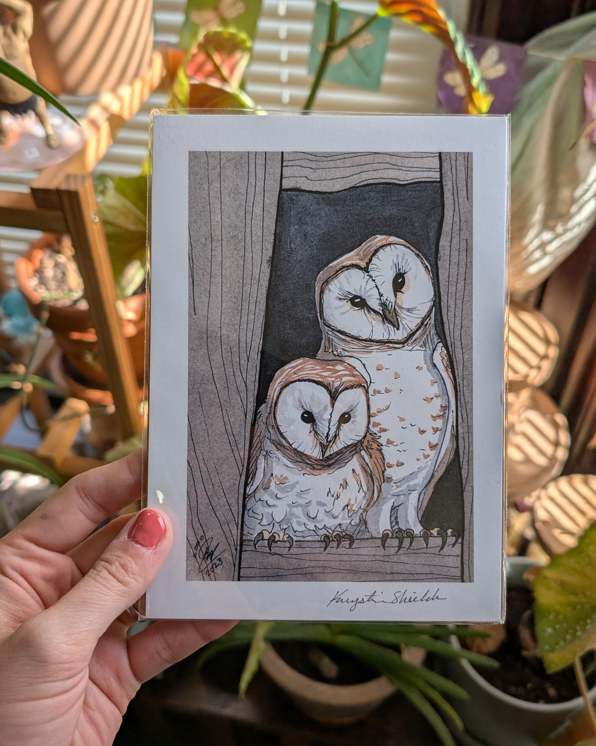 Barn Owls - Art Print