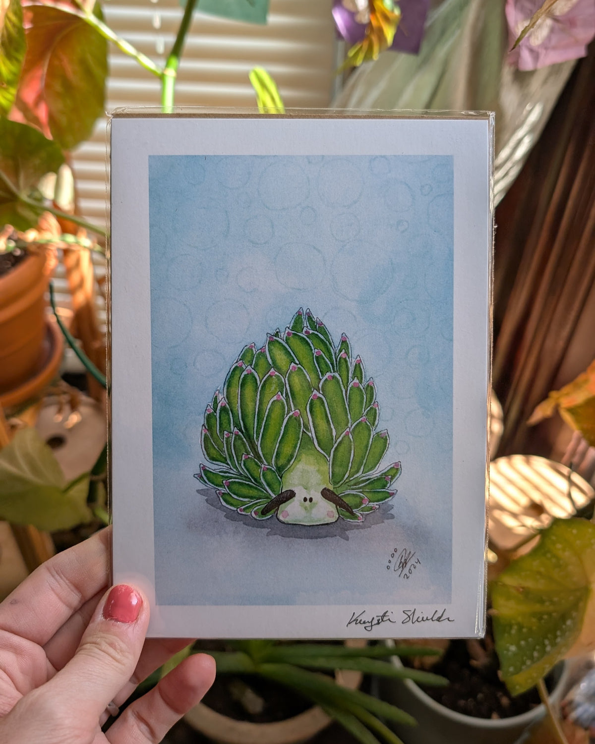 Leaf Sheep Sea Slug - Art Print